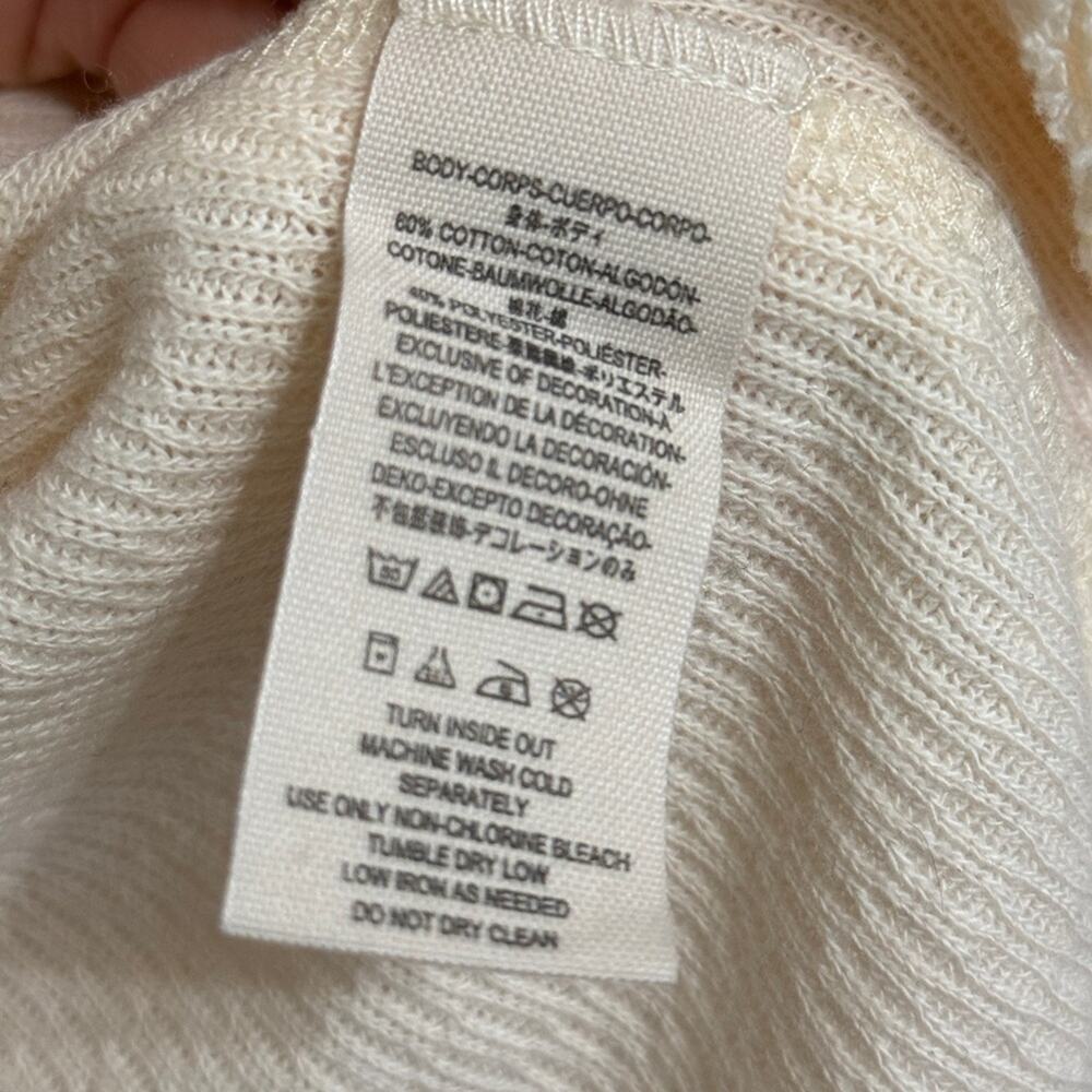 Free People Rainbow Thermal Henley Size XS - Picture 5 of 5